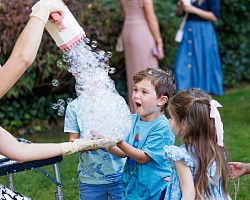 bubble performer for events Bay Area