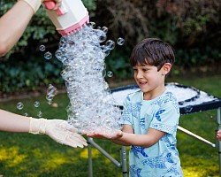 big bubble show for children